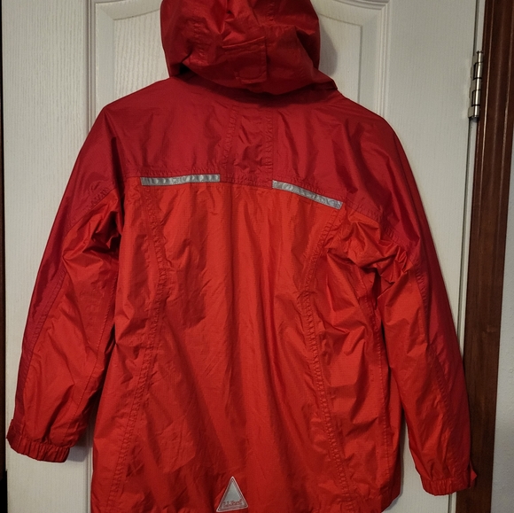 LL BEAN Sz 10-12 Red Coat/Jacket w/Hood Great Gently Used Condition - Picture 5 of 9